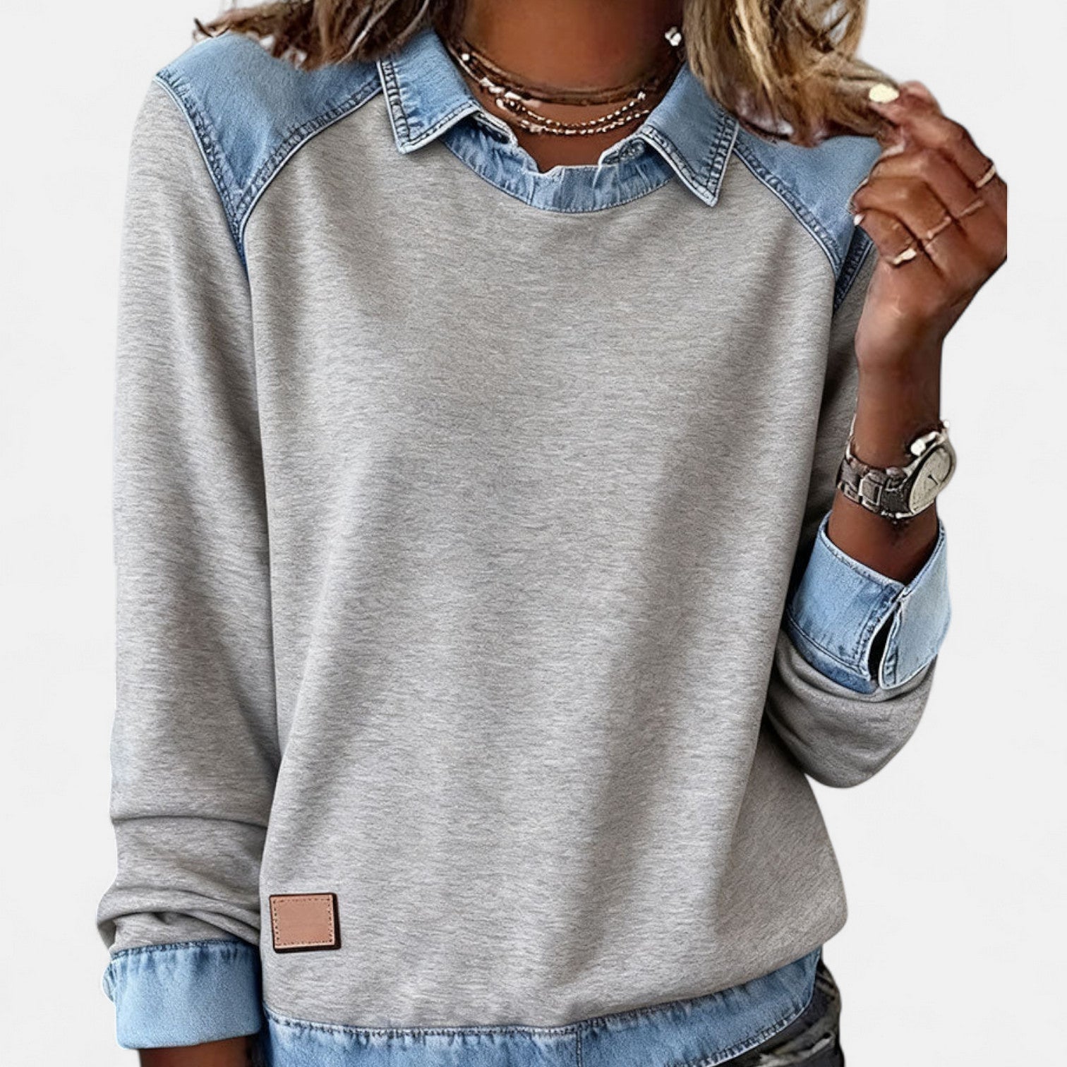 Trendy | Long-Sleeved Blouse
