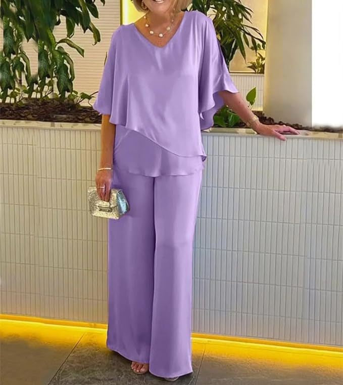 Martha - Comfortable wide leg set