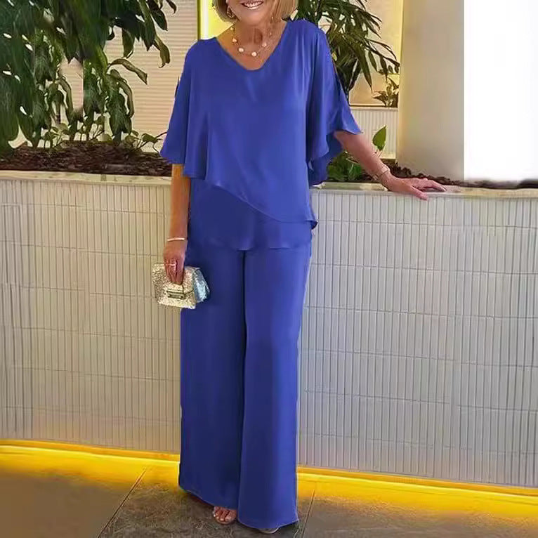 Martha - Comfortable wide leg set