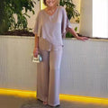 Martha - Comfortable wide leg set