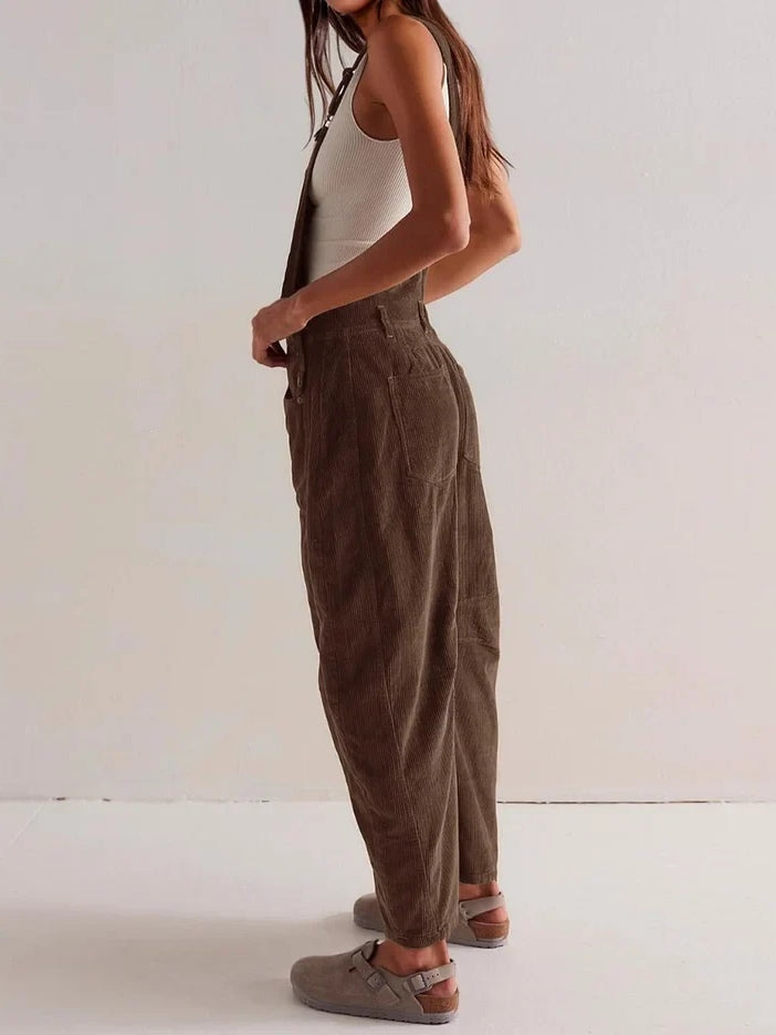 Vintage Corduroy Work Jumpsuit