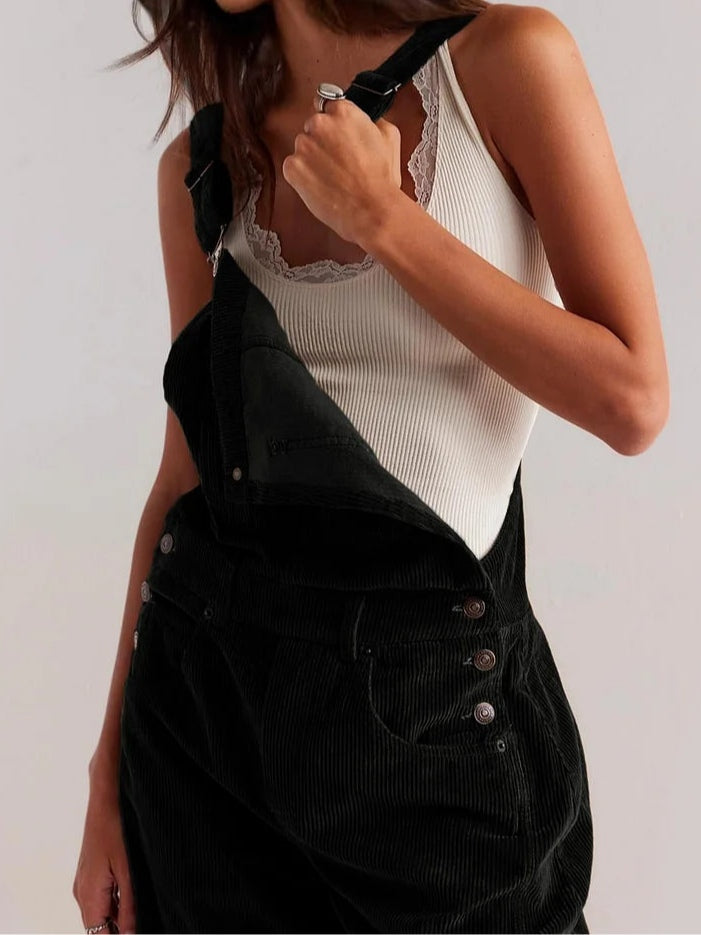 Vintage Corduroy Work Jumpsuit