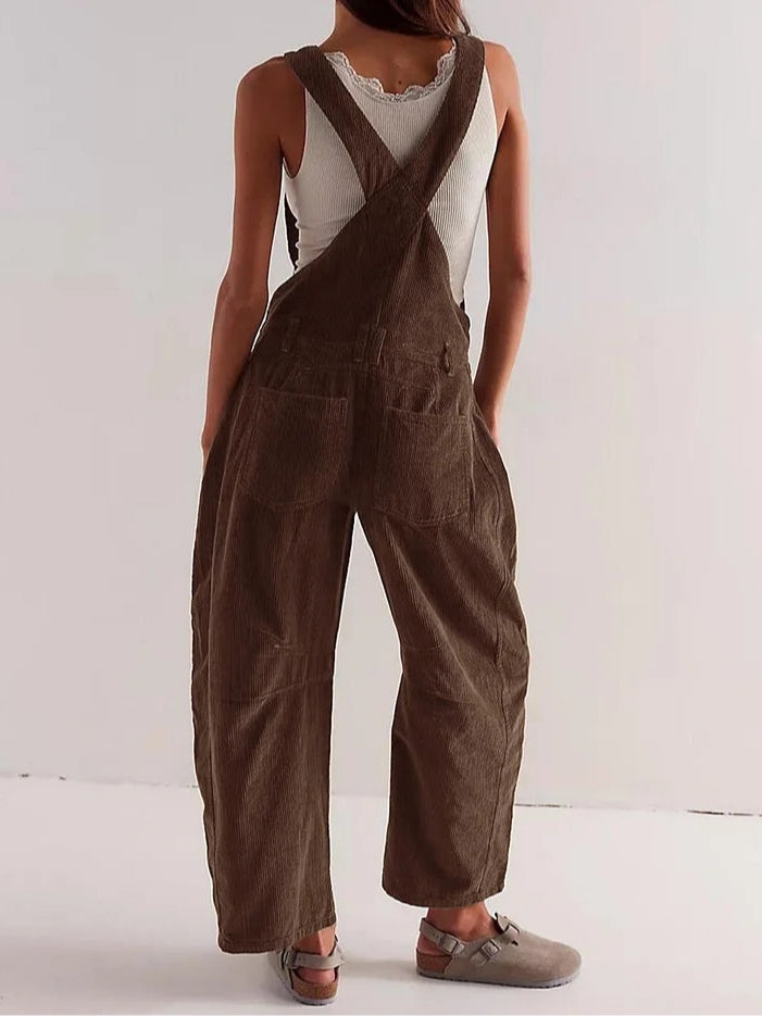 Vintage Corduroy Work Jumpsuit