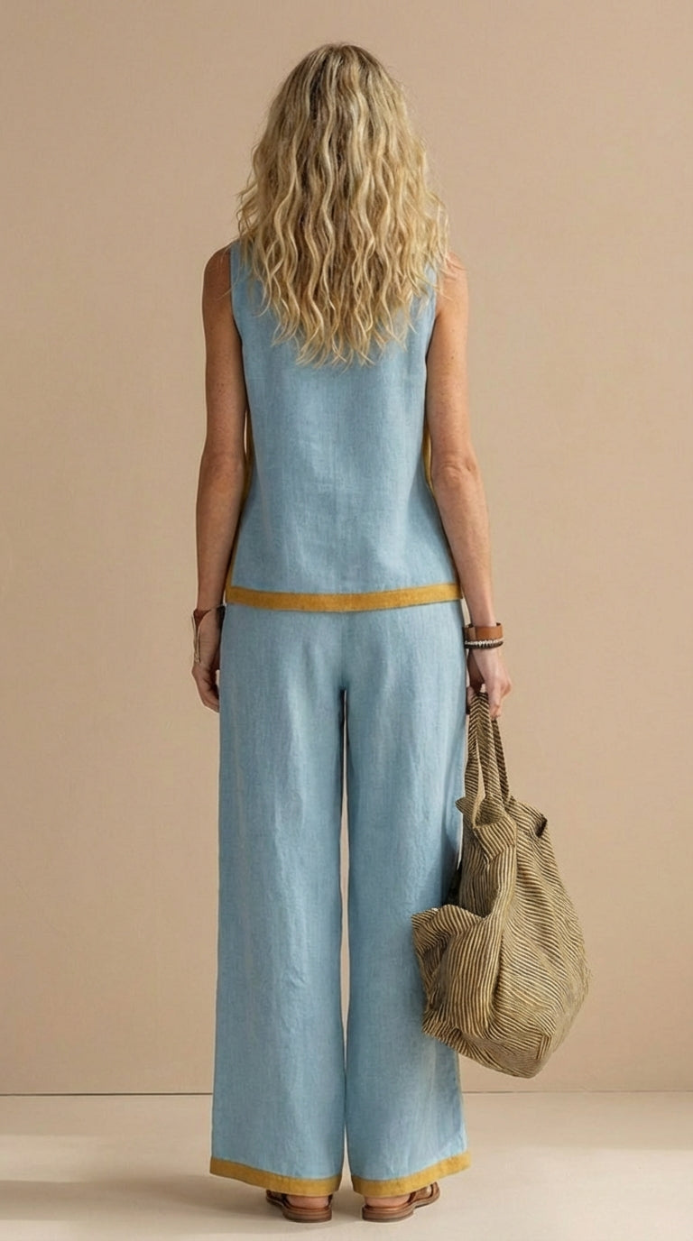 Paula™ – Completo Lino e Cotone