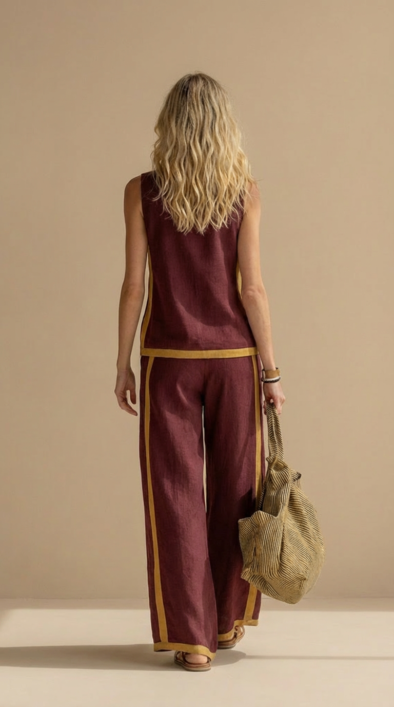 Paula™ – Completo Lino e Cotone