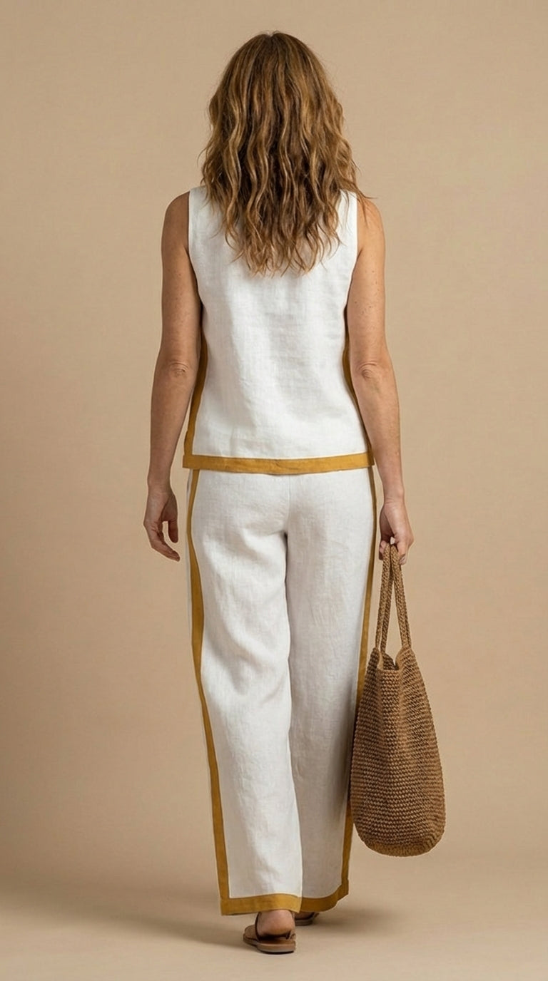 Paula™ – Completo Lino e Cotone